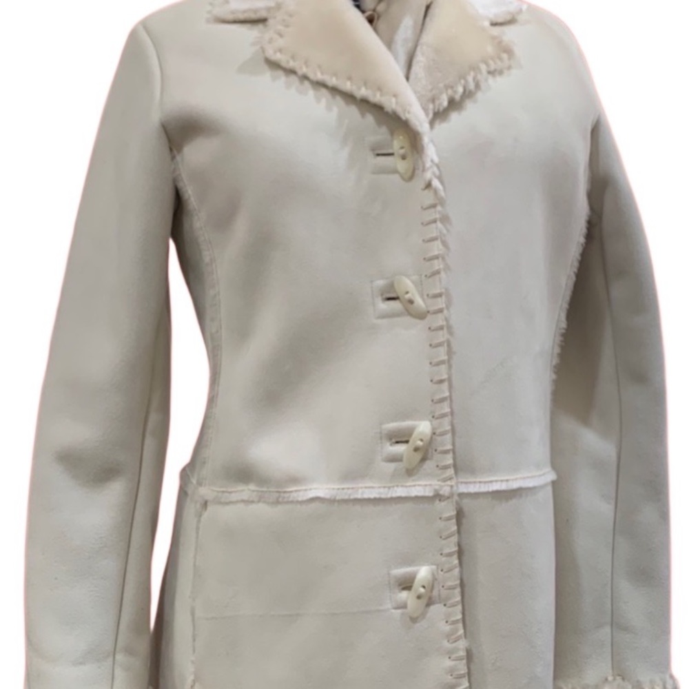 EUC Jones New York Winter White Coat